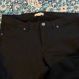 Black jeggings